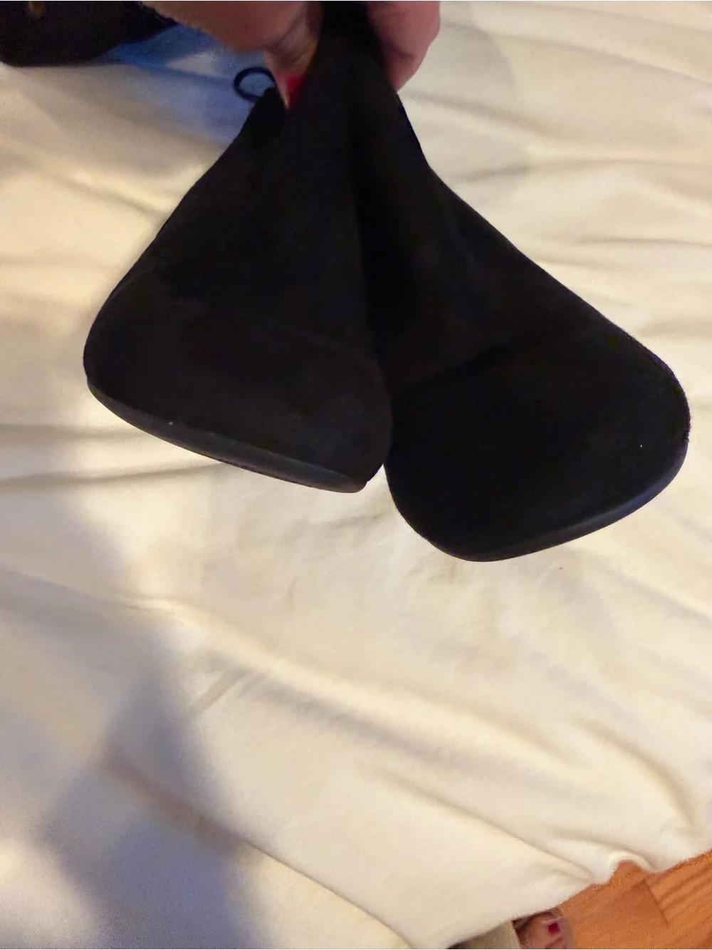 Tory Burch Black Suede Over-the-Knee Block Heel Boots